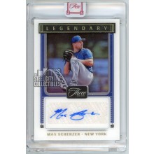 Max Scherzer 2022 Panini Three and Two Legendary Autograph Card #LS-MS 7/10