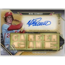 Mike Schmidt 2021 Topps Triple Threads Relic Autograph Card #TTAR-MSC1 1/9