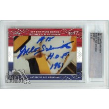 Milt Schmidt 2017 Leaf Sports Icons Cut Signature "HOF 1961" Autograph Card 5/27