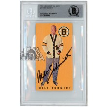 Milt Schmidt 1994-95 Parkhurst Tall Boys Autograph Card #22 BAS