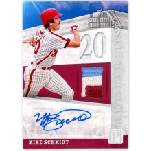 Mike Schmidt 2016 Panini Pantheon Rudiarius Patch Autograph Card #SR-MS 1/1