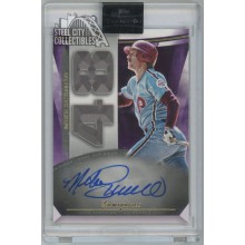 Mike Schmidt 2021 Topps Luminaries Home Run Kings Purple Auto Card #HRK-MS 3/3