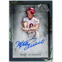Mike Schmidt 2022 Topps Diamond Icons Black Autograph Card #AC-MSC 02/10