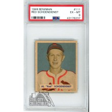 Al "Red" Schoendienst 1949 Bowman Card #111 PSA 6 EX-MT