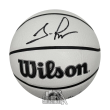 Scottie Pippen Autographed Wilson Canvas Edition Basketball - BAS