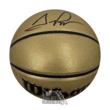 Scottie Pippen Autographed Wilson Gold Edition Basketball - BAS