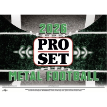 2026 Pro Set Metal Football Value 30-Pack Case