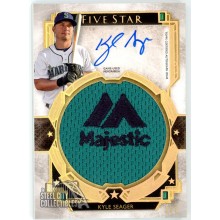 Kyle Seager 2018 Topps Five Star Majestic Patch Autograph Card #FSJP-KE 1/1