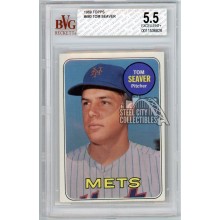 Tom Seaver 1969 Topps Baseball Card #480 BVG 5.5