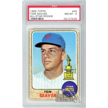 Tom Seaver 1968 Topps All-Star Rookie Card #45 PSA 8 NM-MT (539)