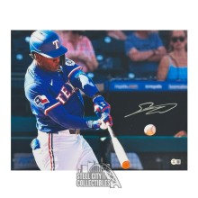 Sebastian Walcott Autographed Texas Rangers 16x20 Baseball Photo - BAS