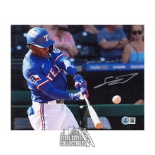 Sebastian Walcott Autographed Texas Rangers 8x10 Baseball Photo - BAS