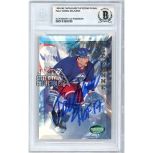 Teemu Selanne 1995-96 Parkhurst International "HOF 17" Autograph Card #232 BAS