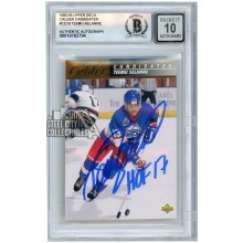 Teemu Selanne 1992 Upper Deck Calder Candidates "HOF 17" Autograph #CC10 BAS 10
