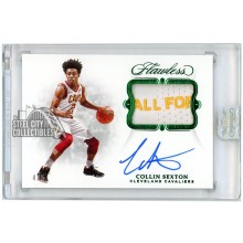 Collin Sexton 2018-19 Panini Flawless Emerald Rookie Game-Used Patch Autograph Card #SP-CSX 4/5