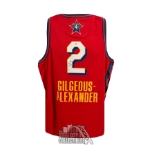 Shai Gilgeous-Alexander Autographed 2025 All Star Edition Jordan Swingman Basketball Jersey - PSA/DNA