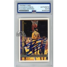Shaquille O'Neal 1997-98 Topps Autograph Card #109 PSA/DNA