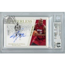 Shaquille O'Neal 2019-20 Panini National Treasures Peerless Gold Autograph Card #PS-SON 9/10 BGS 8.5