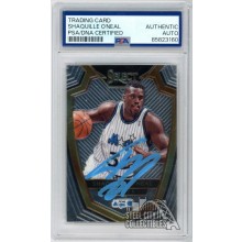 Shaquille O'Neal 2014-15 Panini Select Autograph Card #174 PSA/DNA (Light Blue)