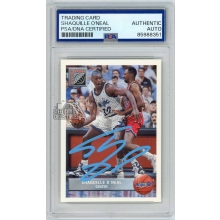 Shaquille O'Neal 1992-93 Upper Deck Autograph Rookie Card #P43 PSA/DNA (Light Blue)