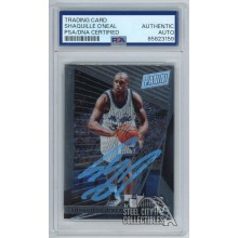 Shaquille O'Neal 2018 Panini The National VIP Auto Card #82 PSA/DNA (Light Blue)