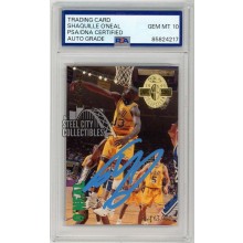 Shaquille O'Neal 1993-94 Classic Four Sport Autograph Card #LP6 /63,400 PSA/DNA 10 (Blue)