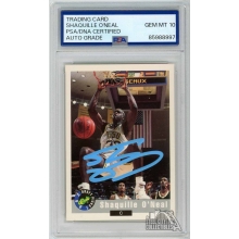 Shaquille O'Neal 1992-93 Classic Draft Autograph Rookie Card #1 PSA/DNA 10 (Blue)