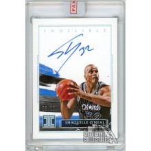 Shaquille O'Neal 2020-21 Panini Impeccable Indelible Ink Autograph Card #II-SON 3/10