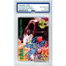 Shaquille O'Neal 1993 Classic Four Sport Rookie Auto Card PSA/DNA (Light Blue)