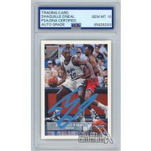 Shaquille O'Neal 1993 Upper Deck Future Rookie Auto Card PSA/DNA 10 (Light Blue)