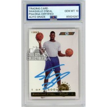 Shaquille O'Neal 1993-94 Classic Draft Picks Flashbacks Autograph Card #104 /9,500 PSA/DNA 10 (Blue)