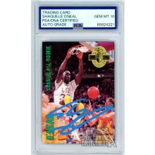 Shaquille O'Neal 1993 Classic Four Rookie Autograph Card PSA/DNA 10 (Light Blue)