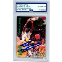Shaquille O'Neal 1993 Classic Four Sport Rookie Autograph Card PSA/DNA 10