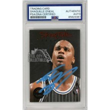 Shaquille O'Neal 1993-94 Skybox Premium Shaq Talk Autograph Card #10 PSA/DNA (Blue)
