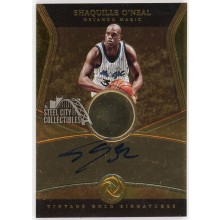 Shaquille O'Neal 2017-18 Panini Opulence Vintage Gold Autograph Card #VG-SON 2/20