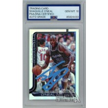 Shaquille O'Neal 2024-25 Topps Foil Autograph Card #260 PSA/DNA 10 (Blue)