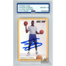 Shaquille O'Neal 1993 Classic Draft Picks Rookie Autograph Card #104 PSA/DNA 10