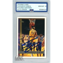 Shaquille O'Neal 1997-98 Topps Autograph Card #109 PSA/DNA 10