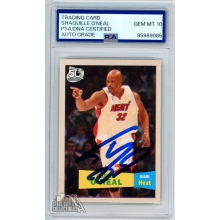 Shaquille O'Neal 2007-08 Topps 50th Anniversary Autograph Card PSA/DNA 10