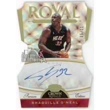 Shaquille O'Neal 2019-20 Panini Crown Royale Royal Autograph Card #RY-SON 5/11