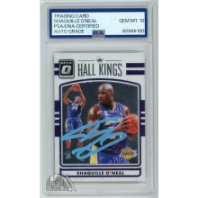 Shaquille O'Neal 2016-17 Donruss Optic Autograph Card PSA/DNA 10 (Light Blue)