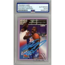 Shaquille O'Neal 1993-94 Fleer All-Star Autograph Card #7 PSA/DNA (Blue)