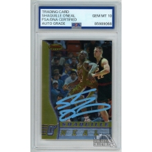 Shaquille O'Neal 1996-97 Bowman's Best Auto Card #70 PSA/DNA 10 (Light Blue)