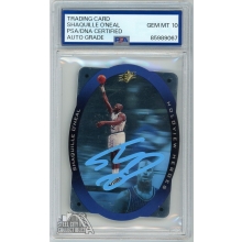 Shaquille O'Neal 1996-97 Upper Deck SPx Holo Auto Card PSA/DNA 10 (Light Blue)