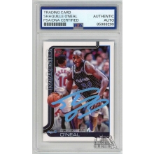 Shaquille O'Neal 2025-26 Topps Autograph Card #260 PSA/DNA (Blue)