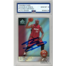 Shaquille O'Neal 2006-07 Upper Deck Reflections Autograph Card #50 PSA/DNA 10