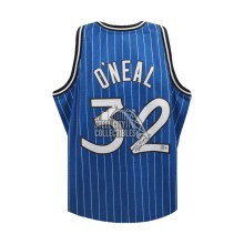 Shaquille O'Neal Autographed Orlando Blue X-Large Mitchell & Ness Basketball Jersey - BAS