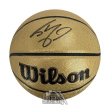 Shaquille O'Neal Autographed Gold Wilson Basketball - BAS