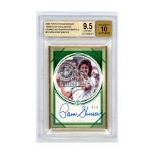Pam Shriver 2020 Topps Transcendent Tennis Emerald Autograph Card 4/5 BGS 9.5 Auto 10