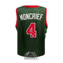 Sidney Moncrief Autographed Milwaukee Custom Green Basketball Jersey - JSA